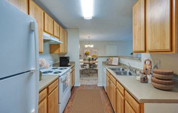 Luxury vinyl wood-plank flooring